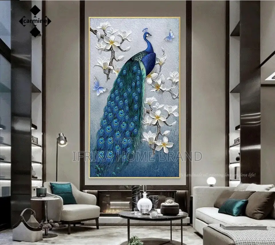 Home Decor Peacock Wall Art Painting Wall Poster Noble