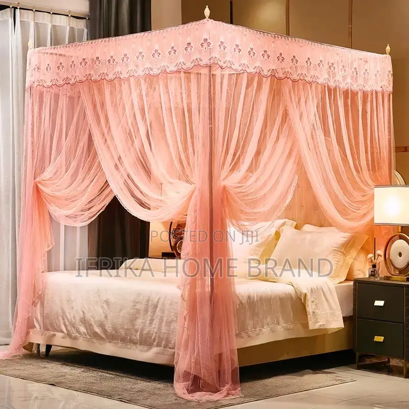 Mosquito Net Romantic Palace Netting With Iron Tube Frame