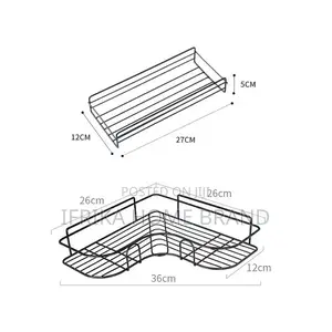 1pc Bathroom Shelf Wall Mounted Corner Storage Soap Shelves