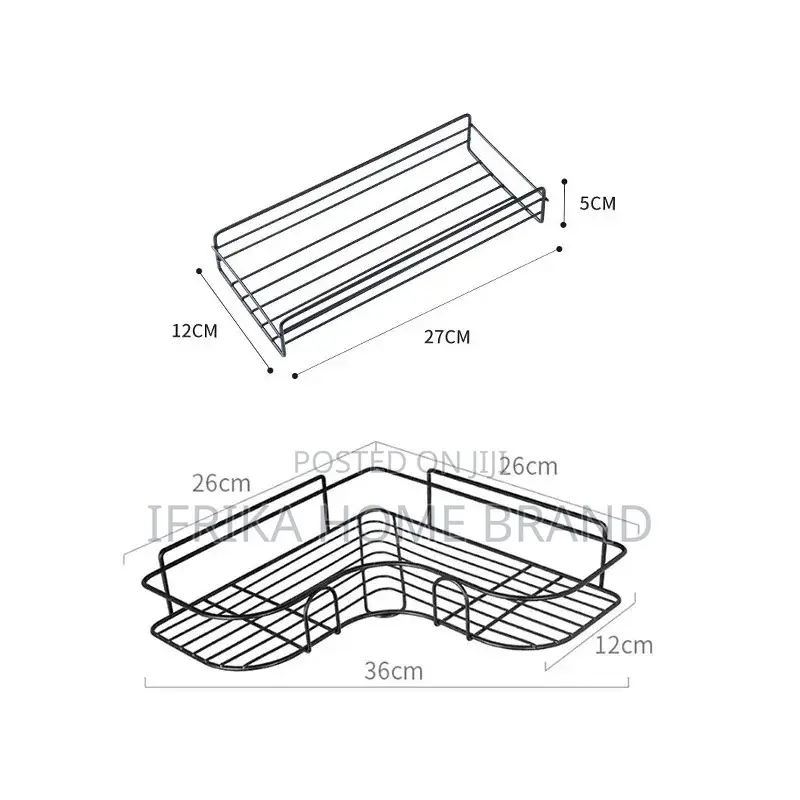 1pc Bathroom Shelf Wall Mounted Corner Storage Soap Shelves