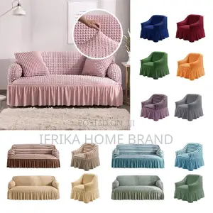 3;2;1 Elastic Stretch Sofa Cover Plaid Couch Cover