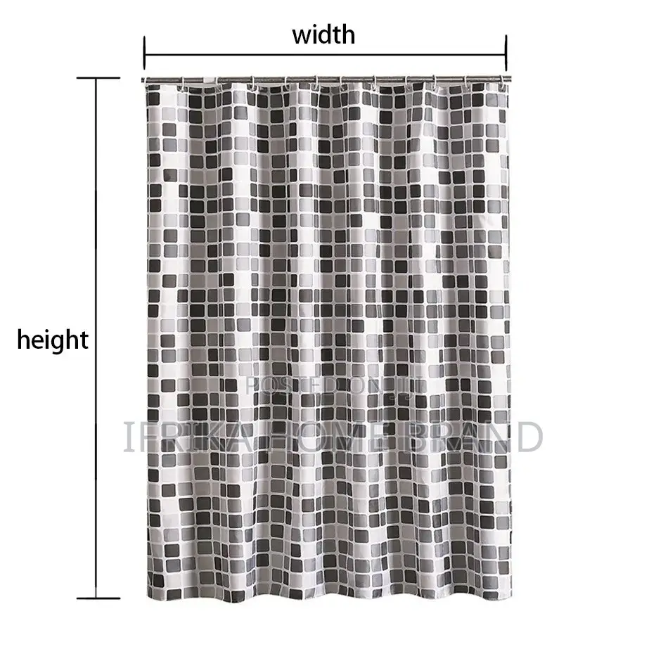 Bathroom Shower Curtain Waterproof Shower Curtain PEVA