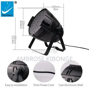 Par Can LED Full Color 54×3W Signal + Fan Stage/Disco Lights