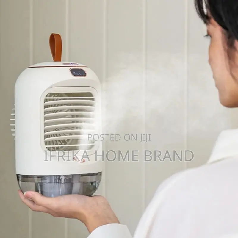 3600mah Hand-Held Desktop Air Conditioner Wet Fan 3 Speeds