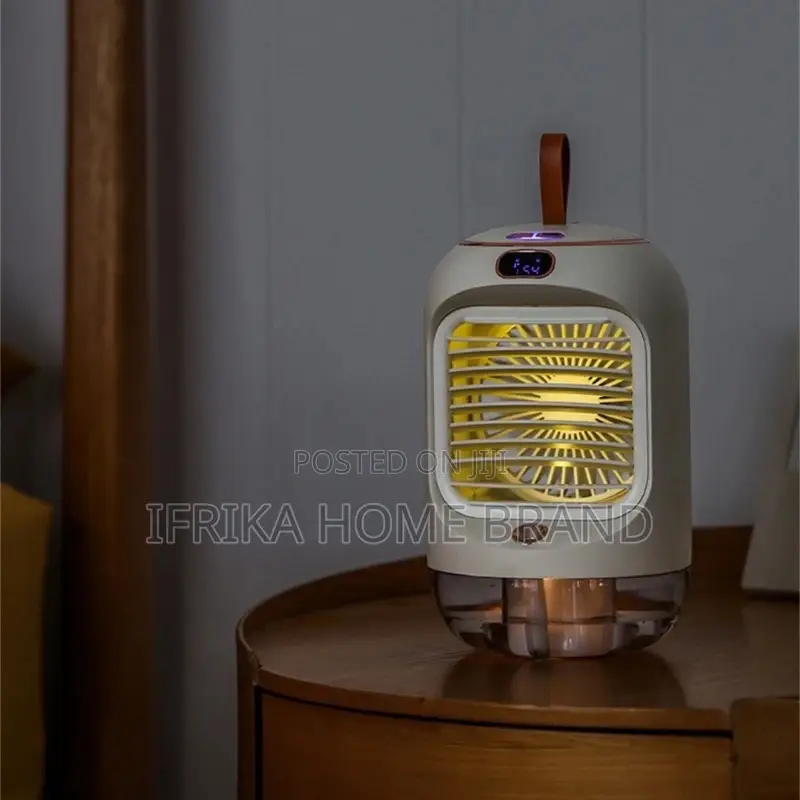 3600mah Hand-Held Desktop Air Conditioner Wet Fan 3 Speeds