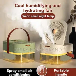Humidifying Portable Folding Spray Desktop Mini Small Fan