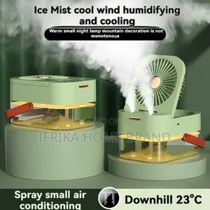 Humidifying Portable Folding Spray Desktop Mini Small Fan