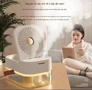 Humidifying Portable Folding Spray Desktop Mini Small Fan
