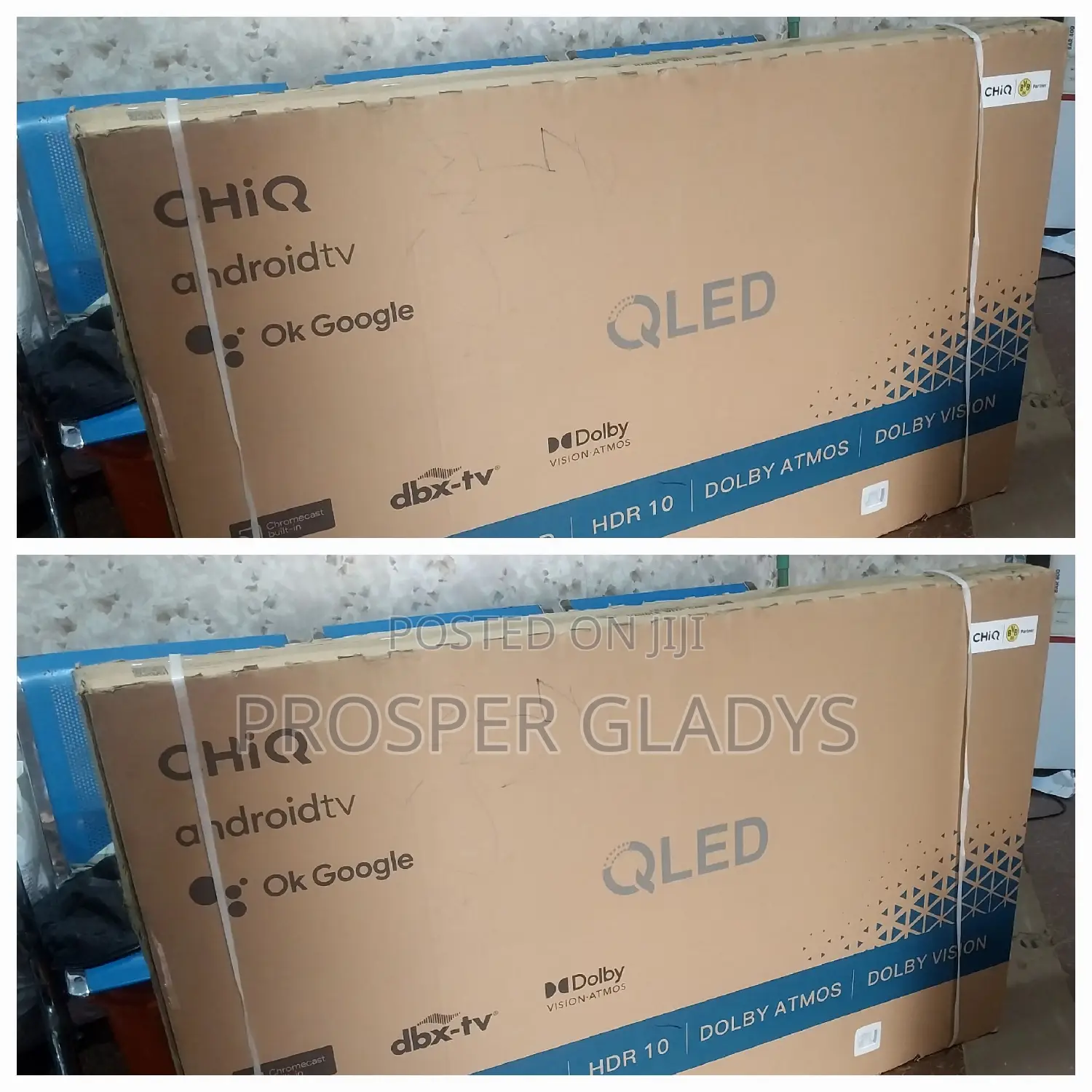 65 Inches Led Chiq Smart Digital Flat Screen Flameless.