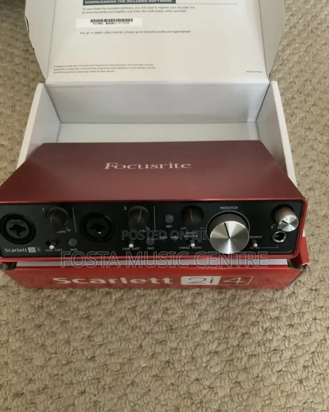 Focusrite 2i4 Sound Card