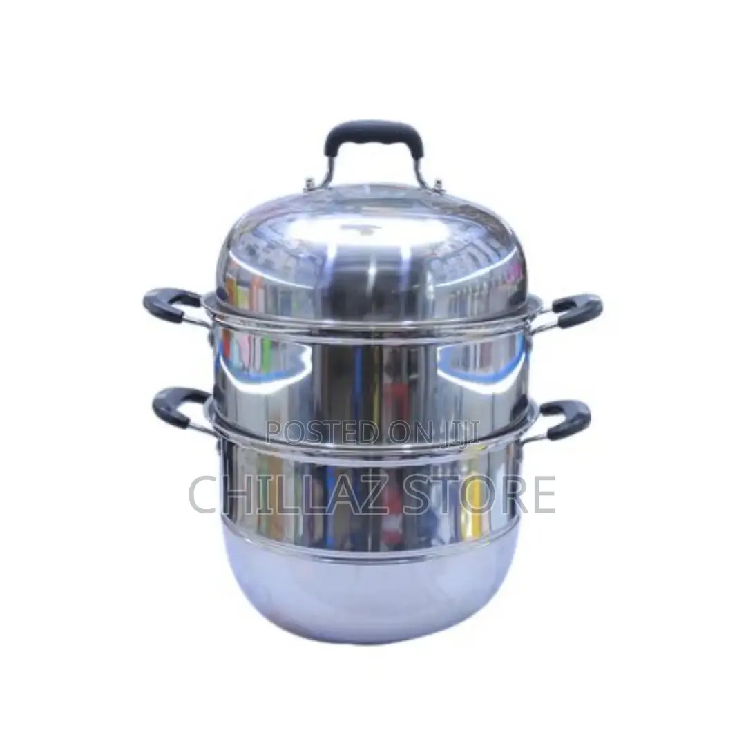 30cm Three Layer Stainless Steel Food Steamer-