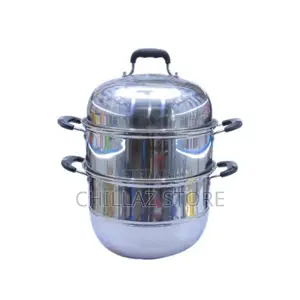 30cm Three Layer Stainless Steel Food Steamer-