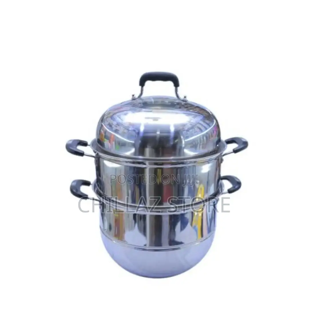30cm Three Layer Stainless Steel Food Steamer-