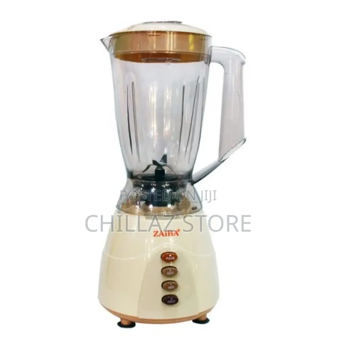 Zaiba ZB-2255 2 in 1 Unbreakable Jar Blender-