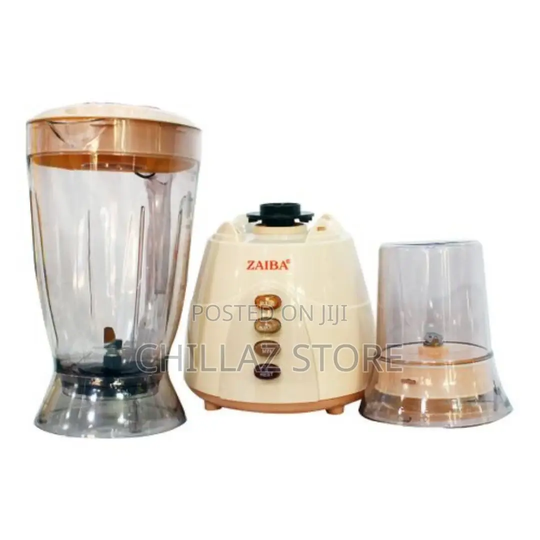 Zaiba ZB-2255 2 in 1 Unbreakable Jar Blender-