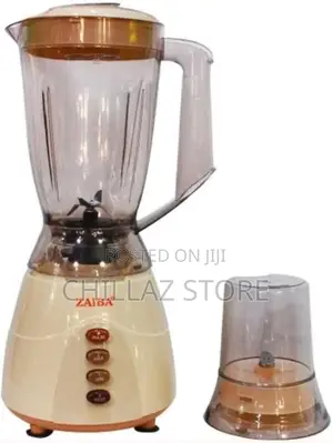 Zaiba ZB-2255 2 in 1 Unbreakable Jar Blender-