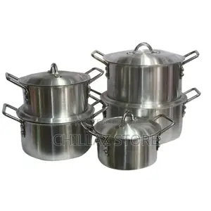 United Aluminium Cooking Pots/Saucepan Set-
