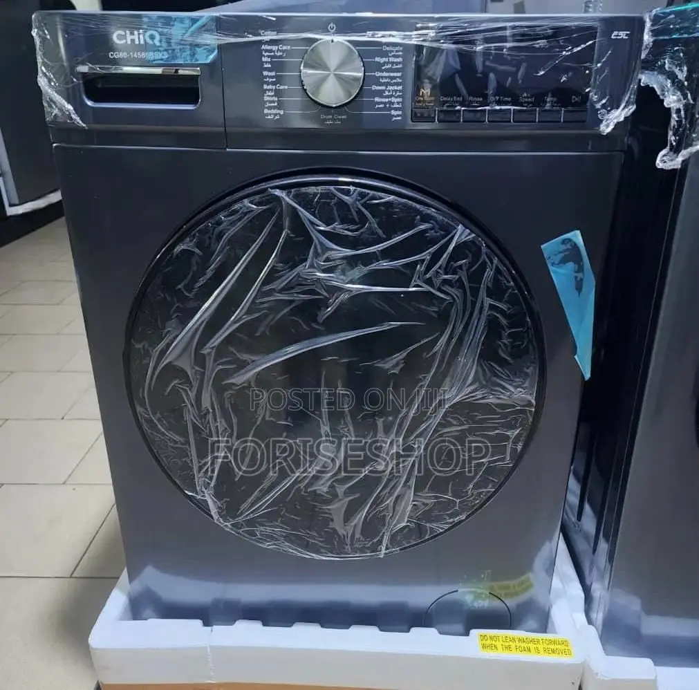 Chiq 8kgs Front Loader Washing Machine (Black Friday)