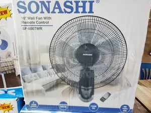 Photo - Sonashi 16" Wall Fan With Remote Control 2 Years Warranty.