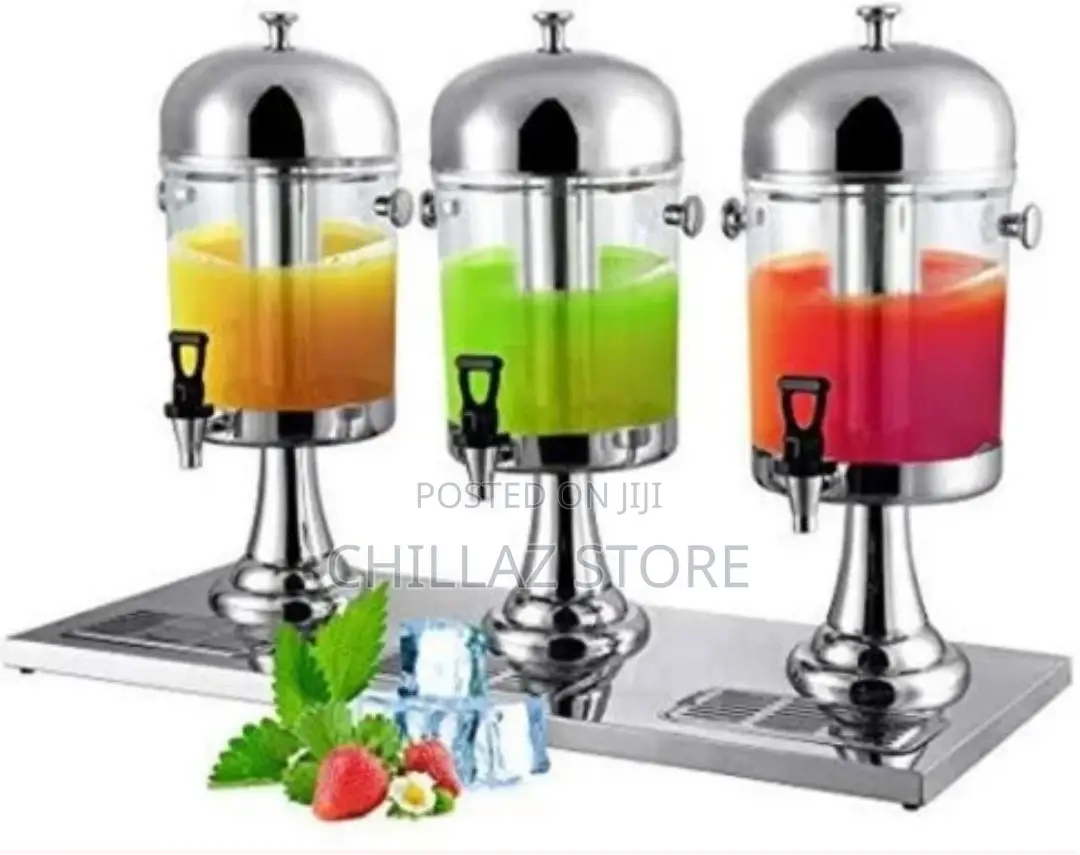 24 Litre, Triple Tank Water Jug, Juice Dispenser Can-