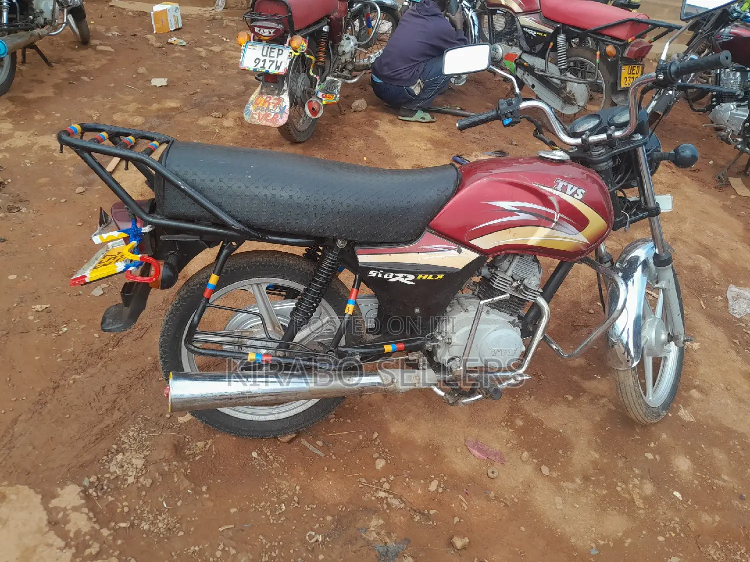 TVS XL 100 2016 Red