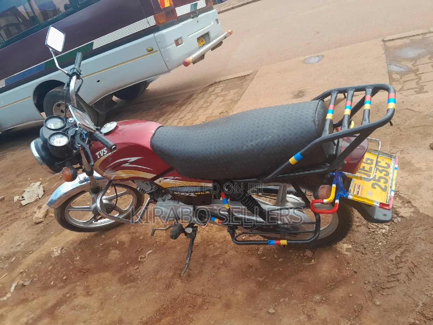 TVS XL 100 2016 Red