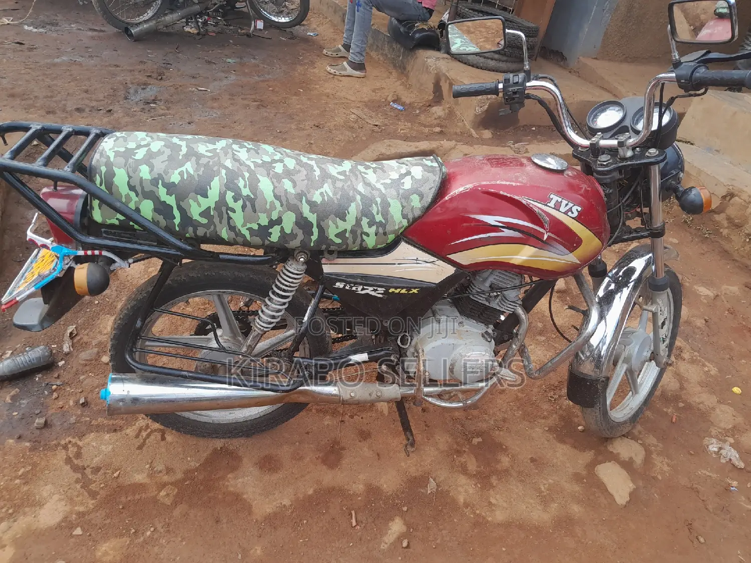 TVS XL 100 2016 Red