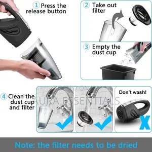 Rechargeable Cordless Wet Dry Car Vacuum Cleaner