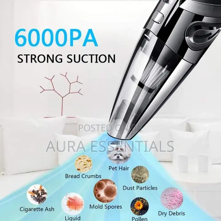 Rechargeable Cordless Wet Dry Car Vacuum Cleaner