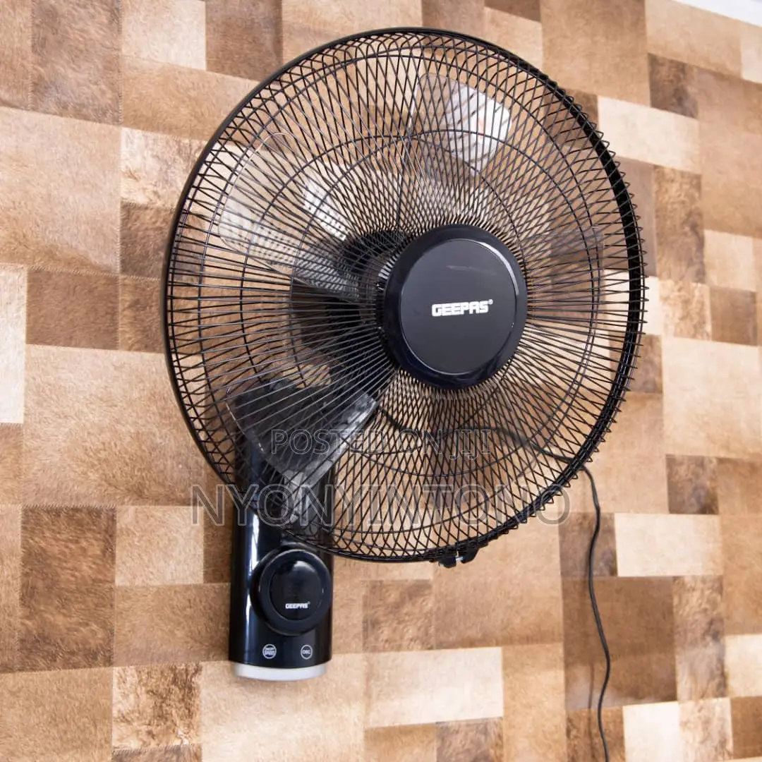 Geepas Super Silent Wall Fan Wiz Remotecontrol 2yrs Waranty