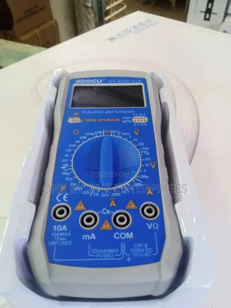 Digital Multimeter
Can Also Detect Electricity Current