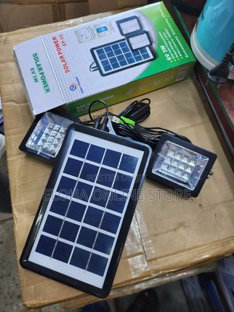 Easy Power Mini Solar Lighting System With 2 Bulbs