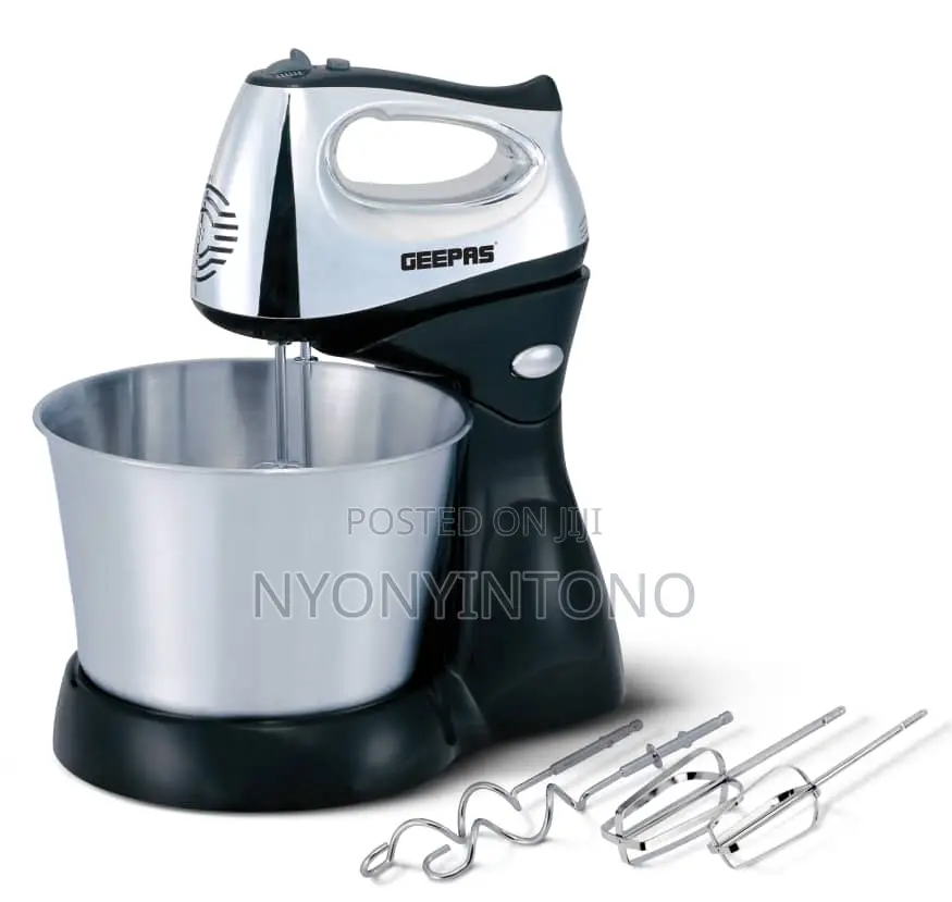 2.5L Geepas Stand Mixer With 2 Years Warranty.