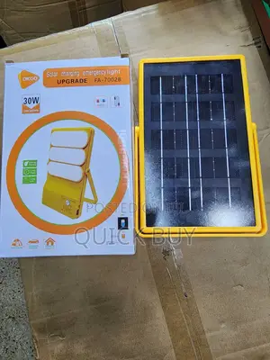 Solar Charging Emergency Light