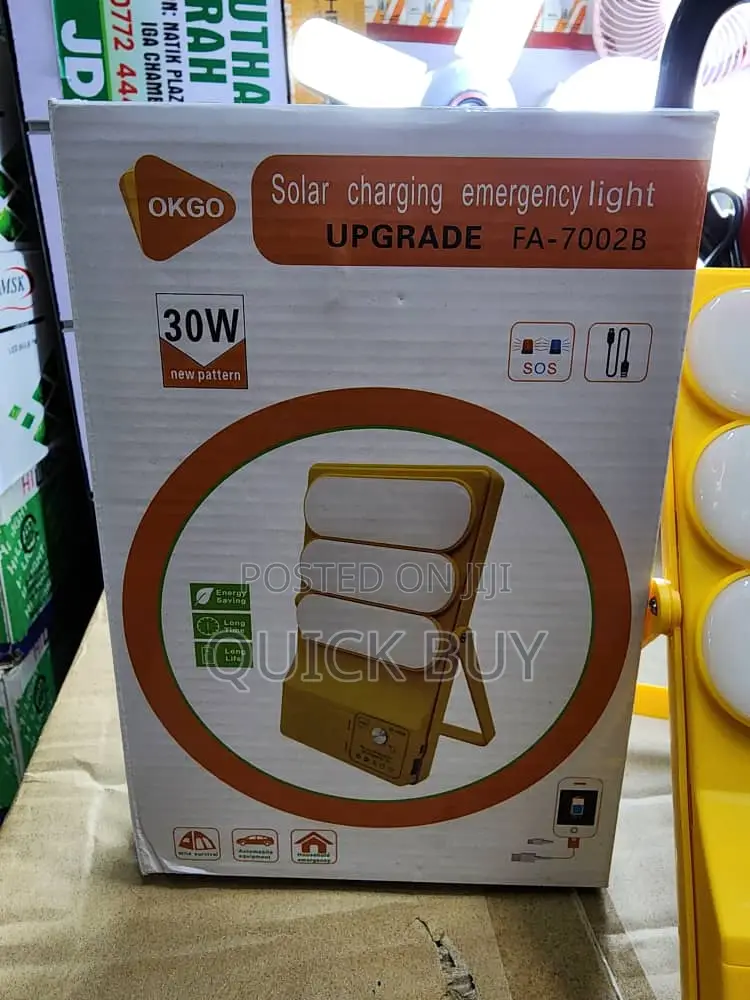 Solar Charging Emergency Light