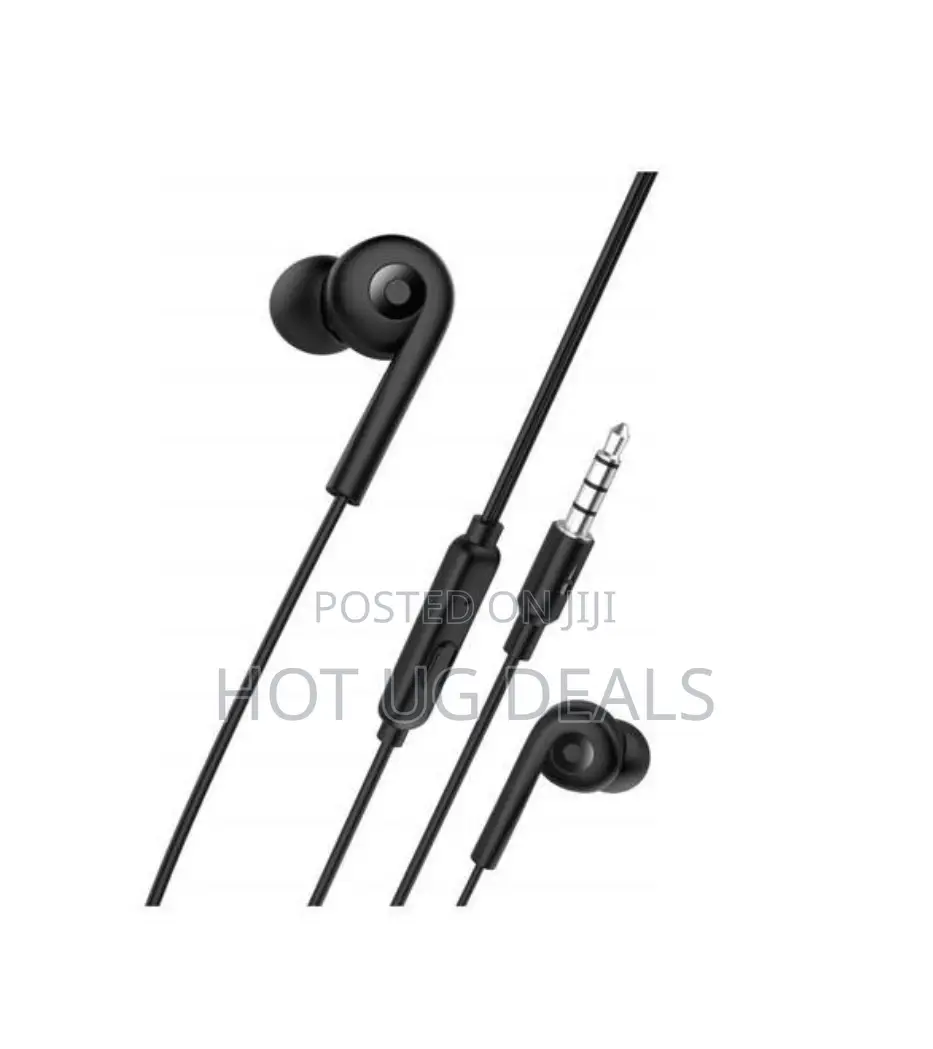 Oraimo Trumpet Earphone Extra Bass Headphone With Mic- Black