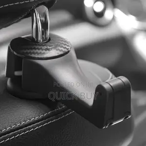 2 In 1 Car Seat Back Headrest Hook With Phone Holder