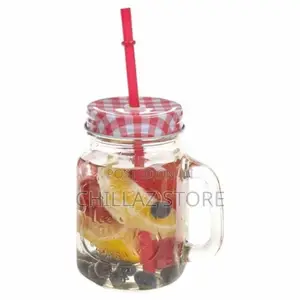 6 Pieces of Juice Glass Mason Jars Cup Mugs-