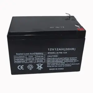 ADH 12V 12AH (20HR) Rechargeable Battery Sealed Lead Acid