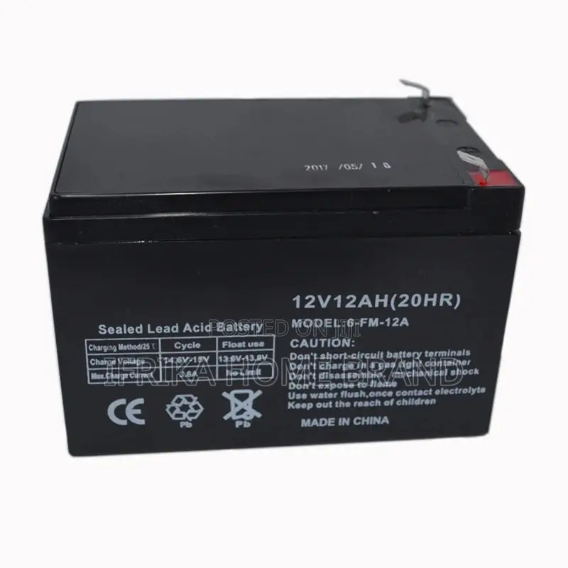 ADH 12V 12AH (20HR) Rechargeable Battery Sealed Lead Acid