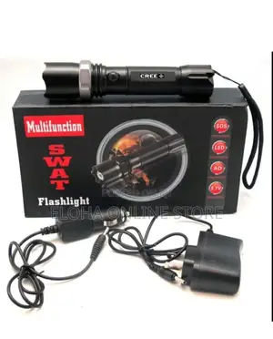 Multifunctional Long Range Flashlight