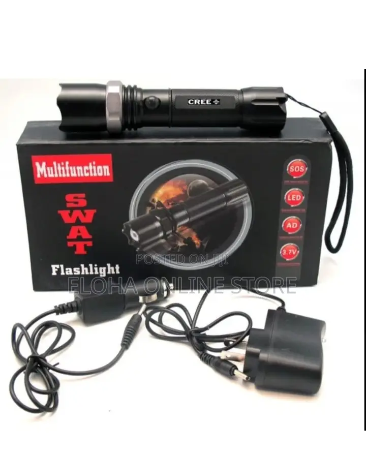 Multifunctional Long Range Flashlight