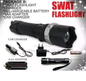 Multifunctional Long Range Flashlight