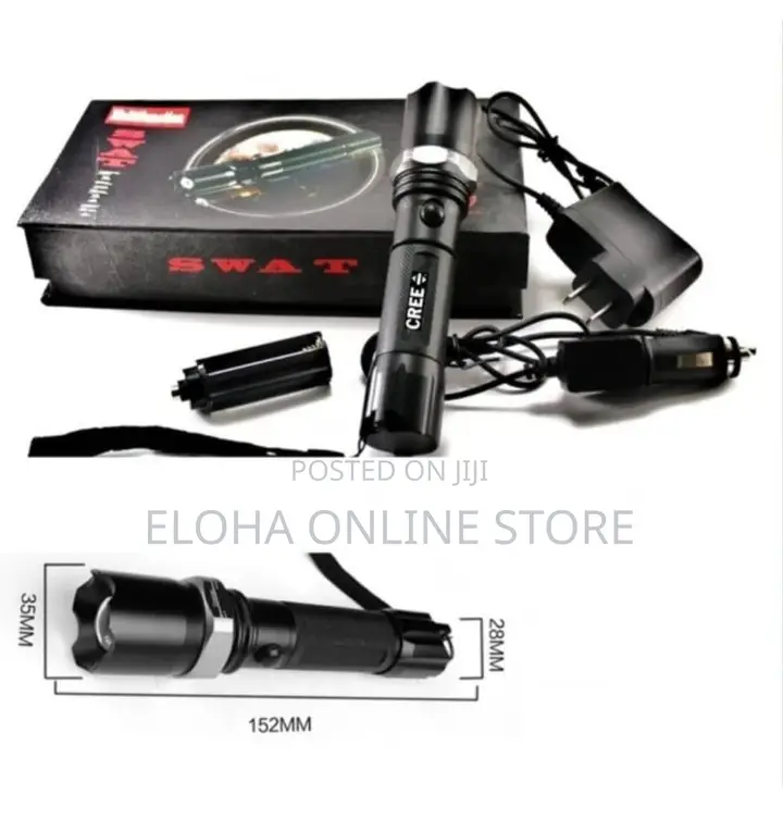 Multifunctional Long Range Flashlight