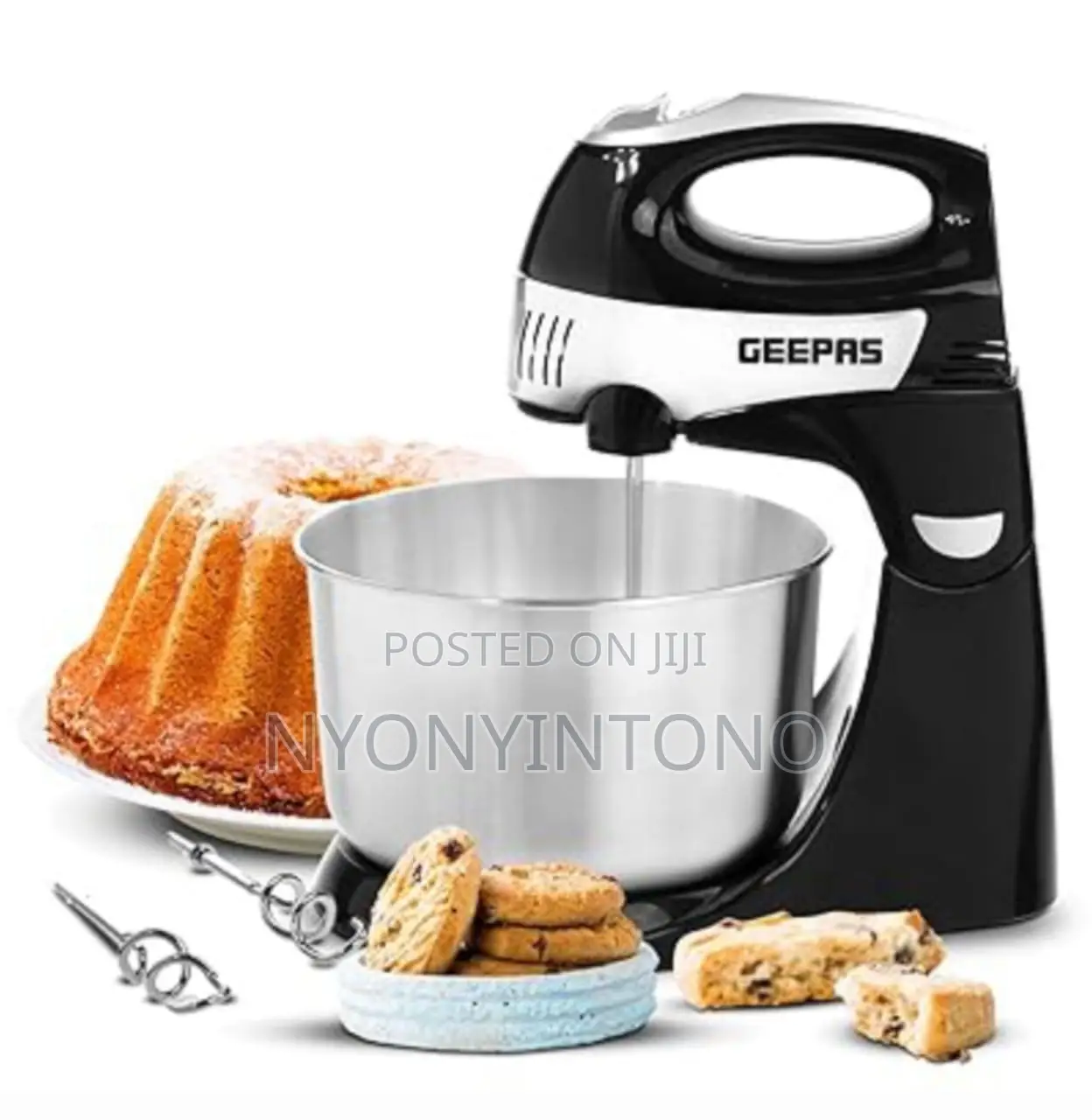 Geepas 2.5L High Quality Stand Mixer With 2 Years Warranty.