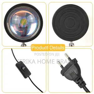 LED Sunset Night Light Projector Atmosphere Camera Lamp