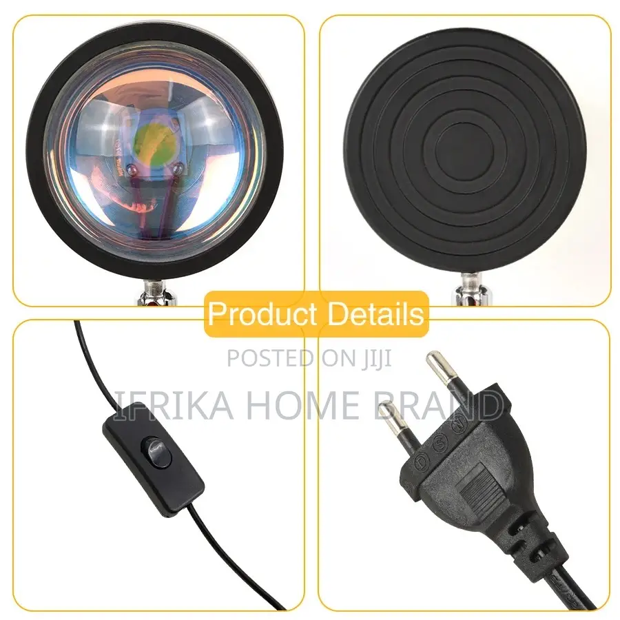 LED Sunset Night Light Projector Atmosphere Camera Lamp
