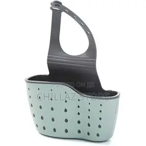 Kitchen Sink Hanging Soap Dish,Sponge Drainer Storage Basket