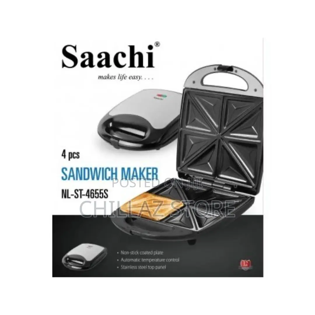 Saachi 4 Slice Sandwich Maker/Toaster,Grill