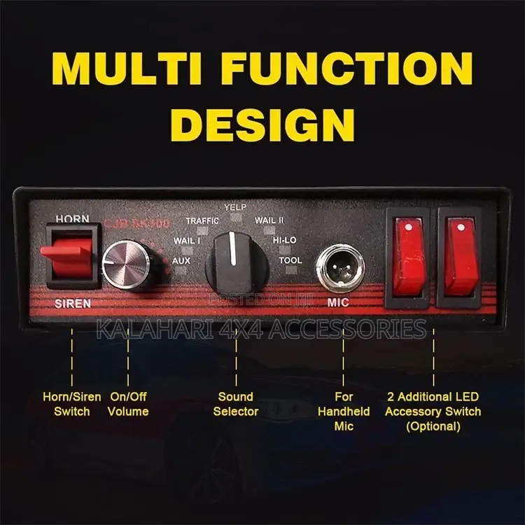 Warning Light Bars With Siren for Police, Ambulance Etc.